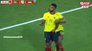 Colombia vs. Argentina: Miguel Borja marcó el 2-2 sobre la hora [VIDEO]