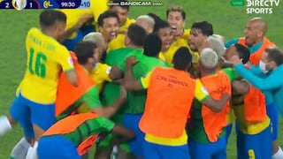 Colombia vs. Brasil: Casemiro anotó de cabeza para el 2-1 por Copa América | VIDEO