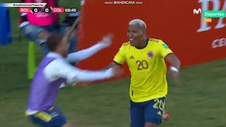 Bolivia vs. Colombia: golazo de Roger Martínez para el 1-0 colombiano [VIDEO] 