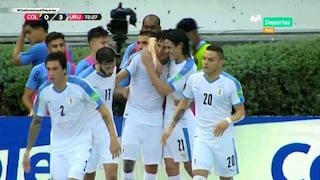 Colombia vs. Uruguay: Darwin Núñez aumentó la ventaja y marcó el 3-0 en el partido | VIDEO