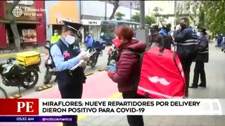 Miraflores: nueve repartidores por delivery dieron positivo por COVID-19