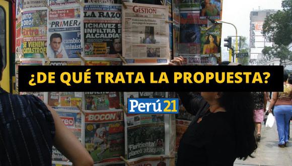 Todo lo que debes saber sobre el proyecto de ley sobre medios de comunicación de Fuerza Popular. (Perú21)