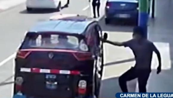 Sicario asesinó a un mototaxista en Carmen de la Legua. (Foto: captura TV)