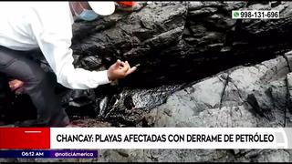Chancay: Cinco playas afectadas por el derrame de petróleo