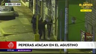 El Agustino: Caen ‘peperas’ que abandonaron a un hombre en la calle