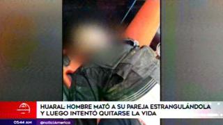 Sujeto asesinó a su pareja estrangulándola y luego intentó suicidarse en Huaral [VIDEO]