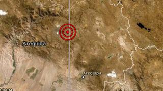 Arequipa: sismo de magnitud 4,8 se reportó en Caravelí
