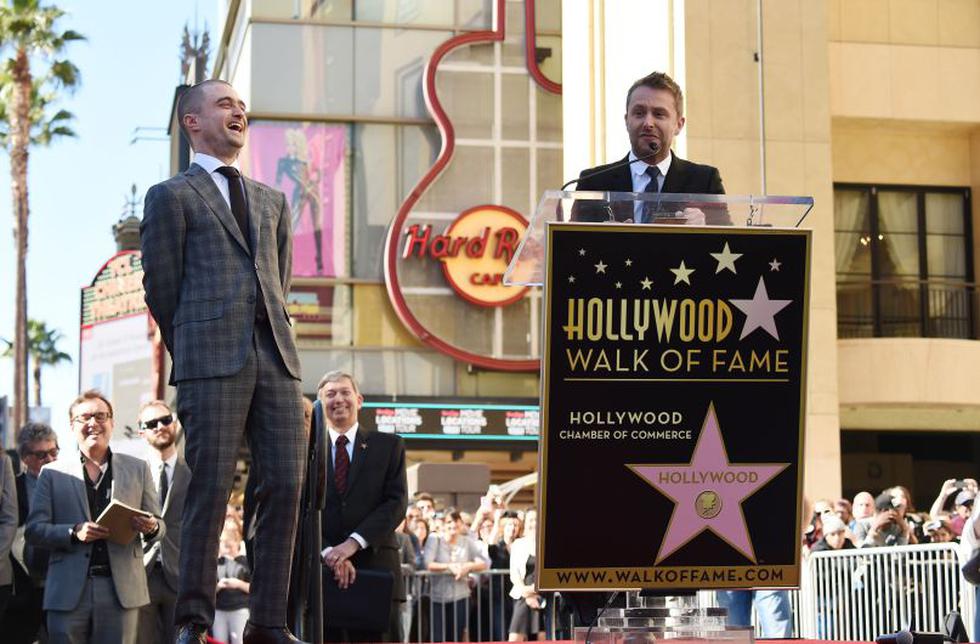 Daniel Radcliffe recibe su estrella en el Paseo de la Fama de Hollywood. (Reuters)