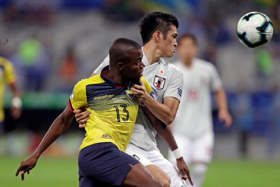 Ecuador empató 1-1 contra Japón y ambos quedaron fuera de la Copa América 2019. (EFE)