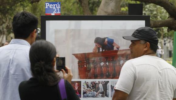 Las mejores imágenes de Perú21 en exhibición en San Miguel. (Mario Zapata)