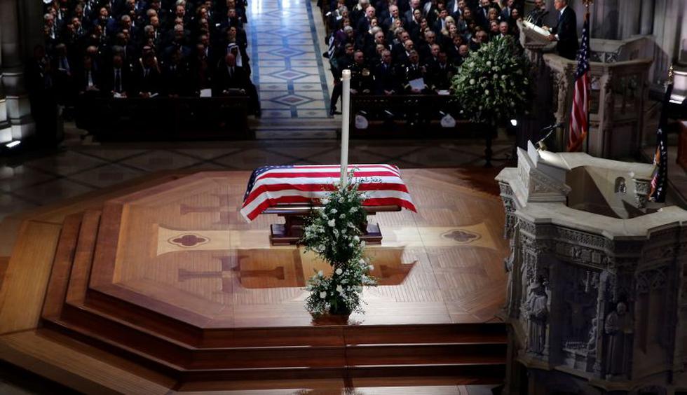 Comienza el funeral de Estado de George H. W. Bush en Washington, Estados Unidos. (Foto: EFE)