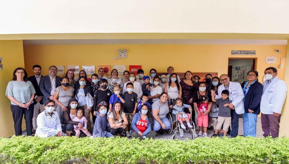 El albergue Casa Ronald Conjuntos colabora con los pequeños del INSN de San Borja. Foto: Difusión