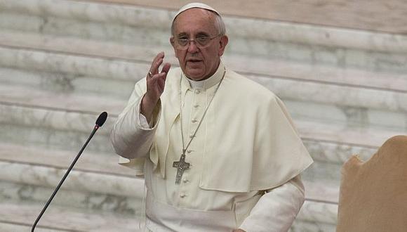 Papa Francisco habló sobre los chismes en el Vaticano. (AP)