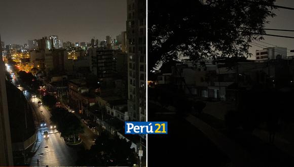 Reportan corte de luz en zonas de Lima. (Foto: Twitter)