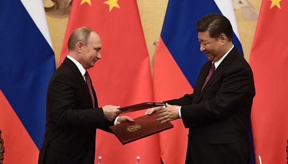 El encuentro entre los jefes de Estado ruso y chino tiene previsto la firma de una serie de documentos, ante todo de carácter económico. (Foto: AFP)