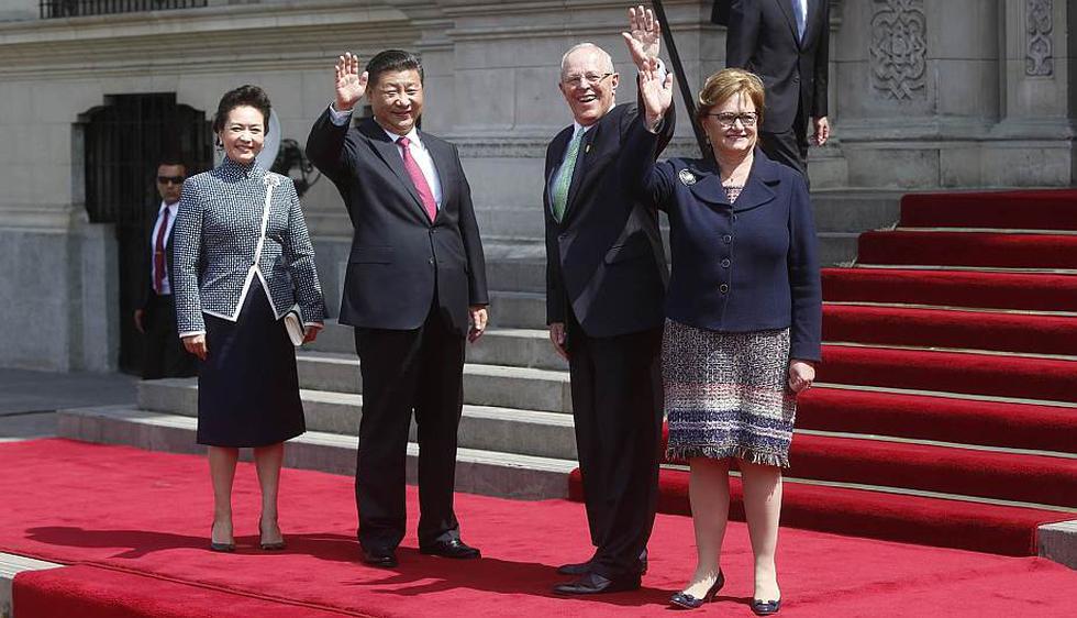 PPK y Xi Jinping se reúnen en Palacio de Gobierno. (Mario Zapata)