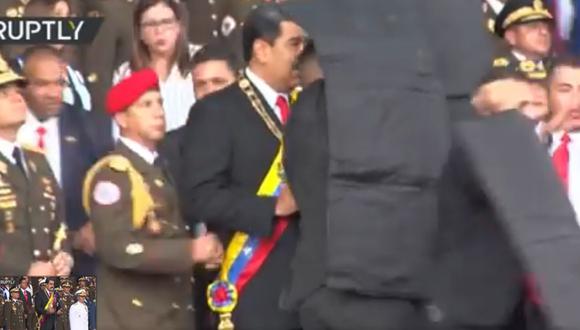 Gobierno venezolano afirmó que Maduro salió ileso de "atentado" con explosivos. (Foto: Captura Facebook)