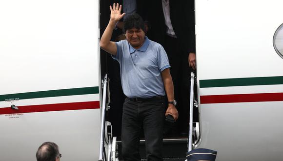 Evo Morales llega a México tras recibir asilo político. (REUTERS/Edgard Garrido).