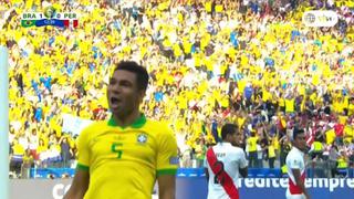Perú vs. Brasil: Casemiro adelantó a la Canarinha en elArena Corinthians | VIDEO