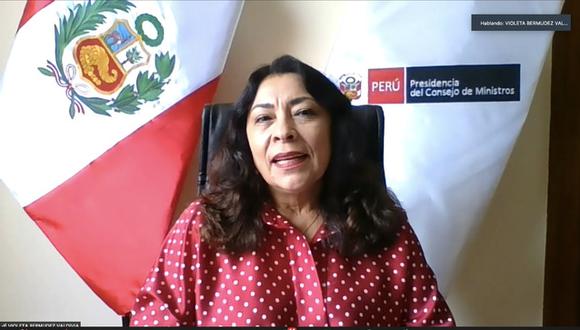Violeta Bermúdez aseguró que la ONPE realizó unas elecciones limpias y transparentes. (Foto: GEC)