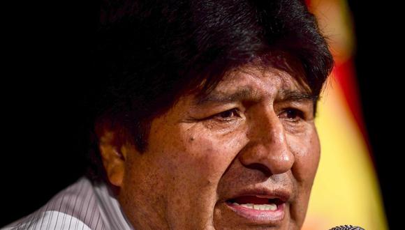 Evo Morales tilda de “injusta, ilegal e inconstitucional” la orden de arrestarlo. (AFP)