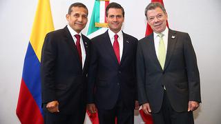 Ollanta Humala dialogó con Enrique Peña Nieto y Juan Manuel Santos
