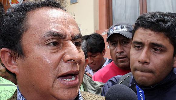 Gregorio Santos no pasa desapercibido para el Ministerio Público de Cajamarca. (Fabiola Valle)