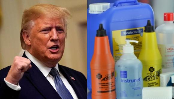 Estados Unidos registra más de 100 casos de intoxicación por desinfectante tras irresponsable recomendación de Donald Trump.