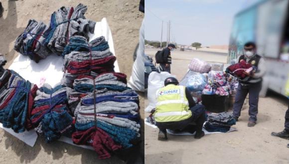 Chiclayo: incautan más de 10 mil soles en etiquetas y ropa de dudosa procedencia