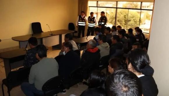 Liberan a presuntos integrantes de banda criminal en Huaraz. Foto: Difusión