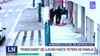 Delincuentes entran a vivienda enSan Martín de Porres y roban hasta los utensilios de cocina