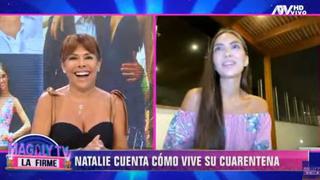 Natalie Vértiz reveló si Yaco Eskenazi siente celos por sus escenas de besos [VIDEO]