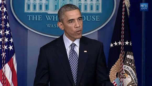 Ferguson: Barack Obama llamó a la calma tras decisión de no acusar a policía que mató a Brown. (White House/YouTube)