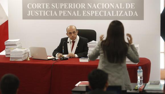 El juez Víctor Zúñiga reemplazo al magistrado Richard Concepción luego de que este último fuera recusado. (César Campos/GEC)