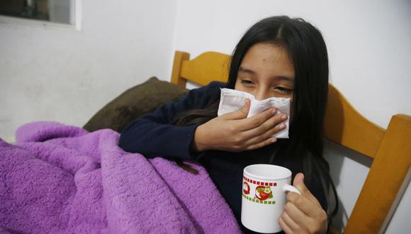 Descenso de las temperaturas puede provocar cuadros de enfermedades respiratorias. (Foto: Andina)