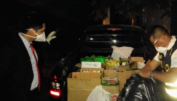 Fiscalía inspeccionó vivienda de alcalde de Barranco por supuesta donación de víveres. (Foto: Fiscalía)