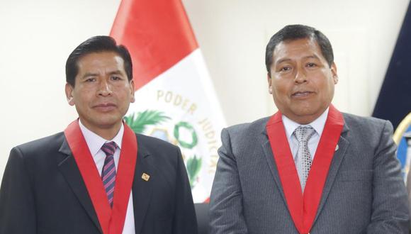 Los jueces Iván Quispe y César Sahuanay se apartan del caso Keiko Fujimori. (GEC)