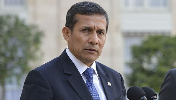 Ollanta Humala dice que la pelota está en la cancha del Congreso. (AFP)