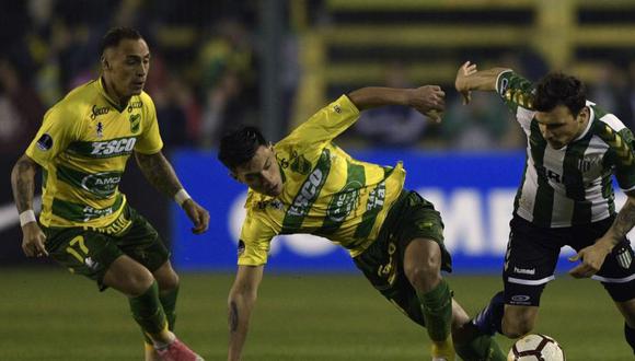 Banfield se mide a Defensa y Justicia por la Copa Sudamericana (Foto: AFP).