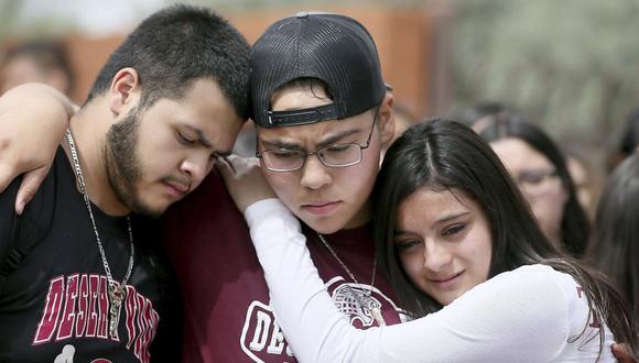 “Thomas es el sueño americano”: Estudiantes de secundaria protestan contra la deportación de su compañero. | Estados Unidos | Arizona. (AP)