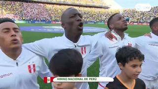 Perú vs. Brasil: Himno peruano fue cantado con fervor en el Arena Corinthians [VIDEO]