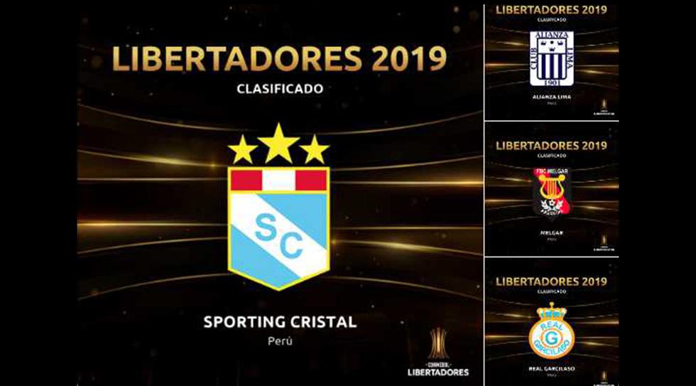 La cuenta en Twitter de la Copa Conmebol Libertadores le dio la bienvenida a los clubes peruanos clasificados. (Twitter Conmebol Libertadores)
