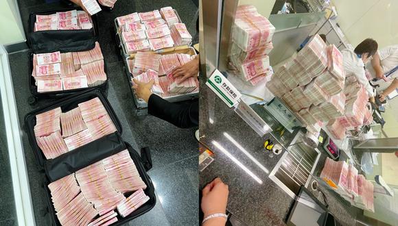 Millonario retiró todo su dinero de un banco en Shanghái porque la seguridad del local le obligó a usar mascarilla. (Foto: Weibo Sunwear)
