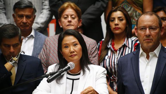 Fujimori negó haberse reunido con el vocal supremo César Hinostroza (Luis Centurión).