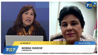 Norma Yarrow habla sobre su postulación a la presidencia del Congreso