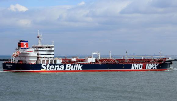 Stena Impero incautada por Irán ahora está anclado en el puerto de Bandar Abbas con toda su tripulación a bordo después de chocar con un barco de pesca, dijeron las autoridades iraníes. (Foto: AFP)