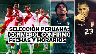 Selección peruana ya tiene las fechas y horarios para encuentros contra Bolivia y Venezuela