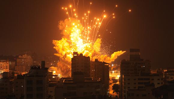 Que entienda el mundo que esta no es una guerra de liberación de Palestina, es una incursión de Hamás y Netanyahu estuvo buscando el pretexto para tomar Gaza.  (Foto de MAHMUD HAMS / AFP).