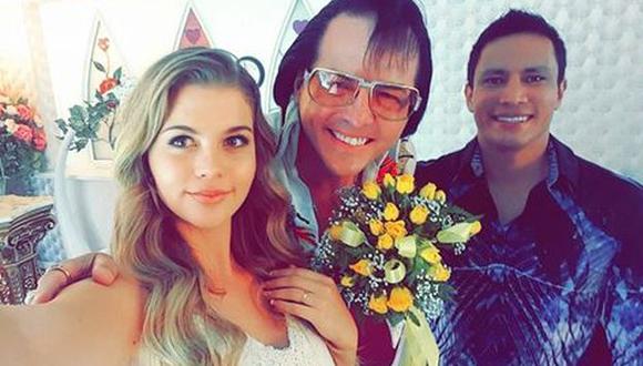 Brunella Horna y Renzo Costa se casaron en Las Vegas y así fue la ceremonia. (Instagram)