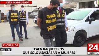 Chorrillos: capturan a dos ‘raqueteros’ tras ser ubicados por mujeres a las que asaltaron 